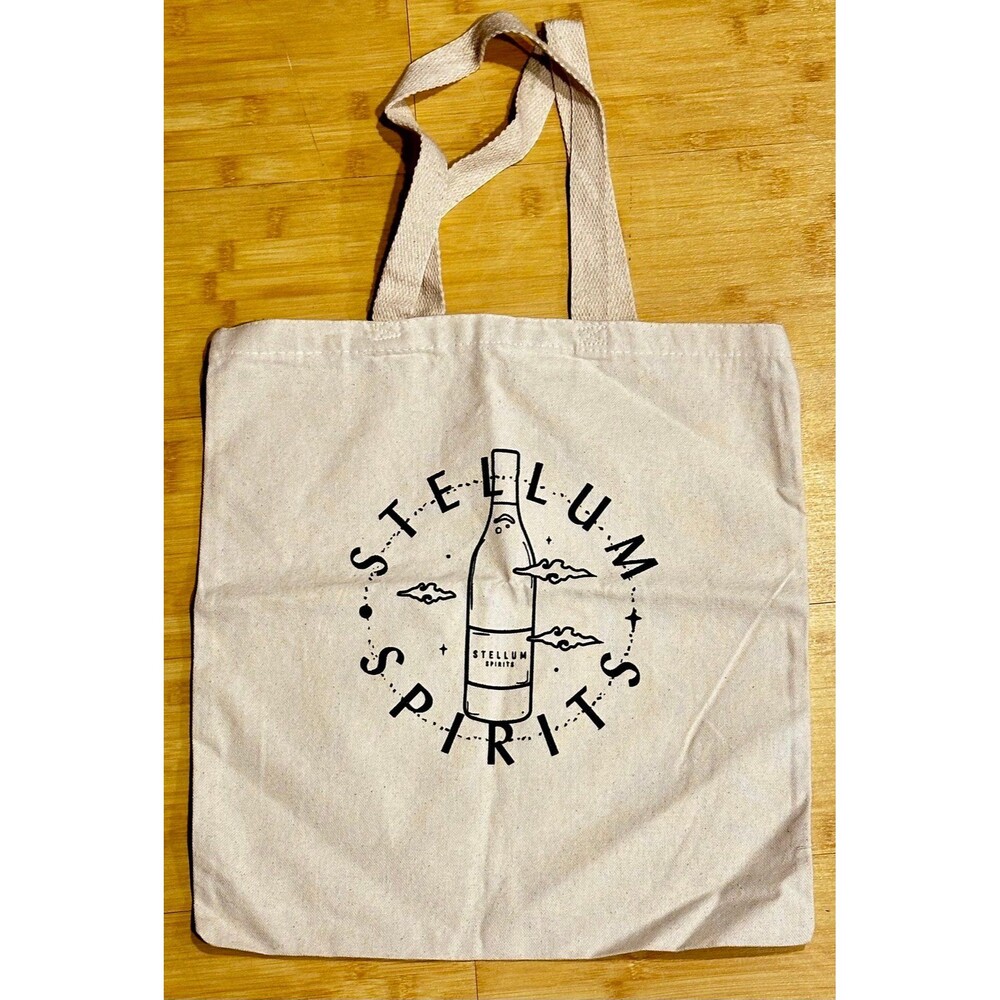 NEW! Stellum Spirits‎ white canvas tote bag
